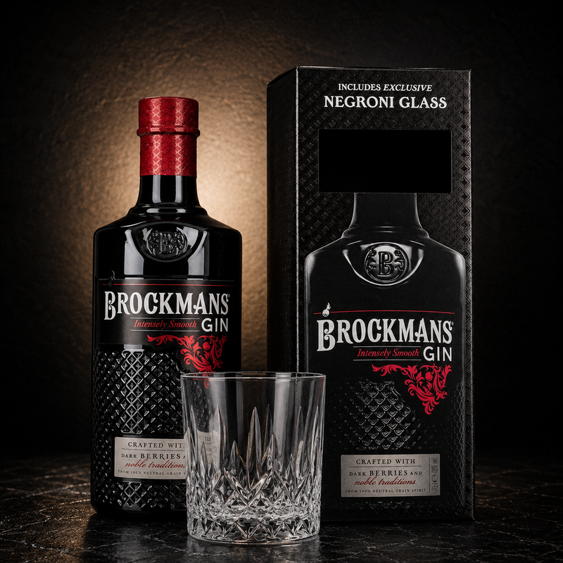 Brockmans Gin - Intensely Smooth Geschenkpackung inkl. Glas