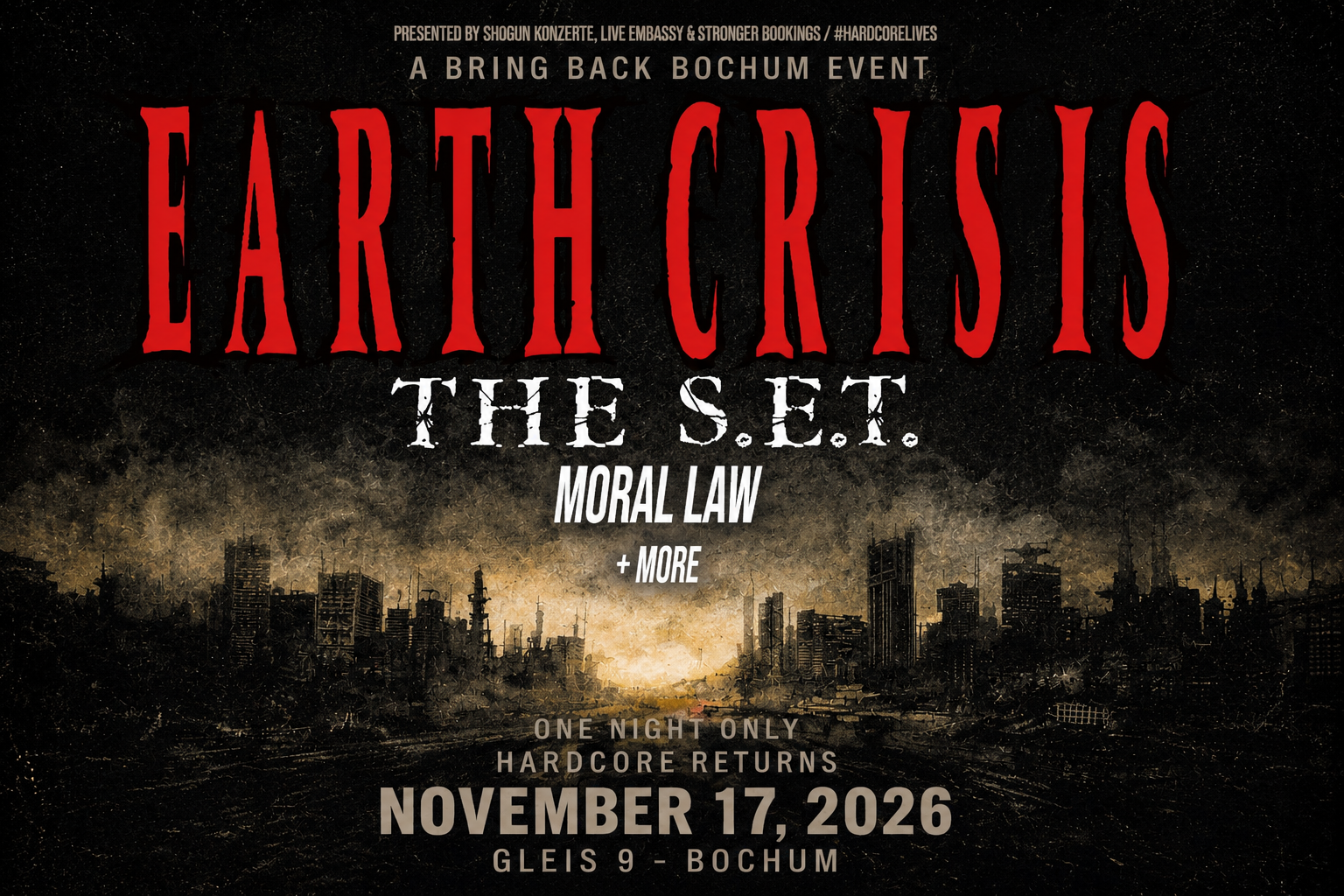 Earth Crisis + The S.E.T. + Moral Law